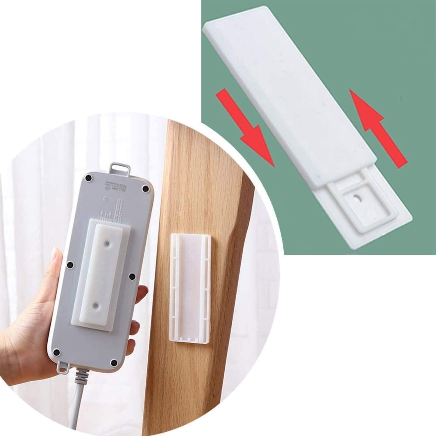 Self-Adhesive Plug Board Wall Patch Panel Wall Mount Cable Organiser