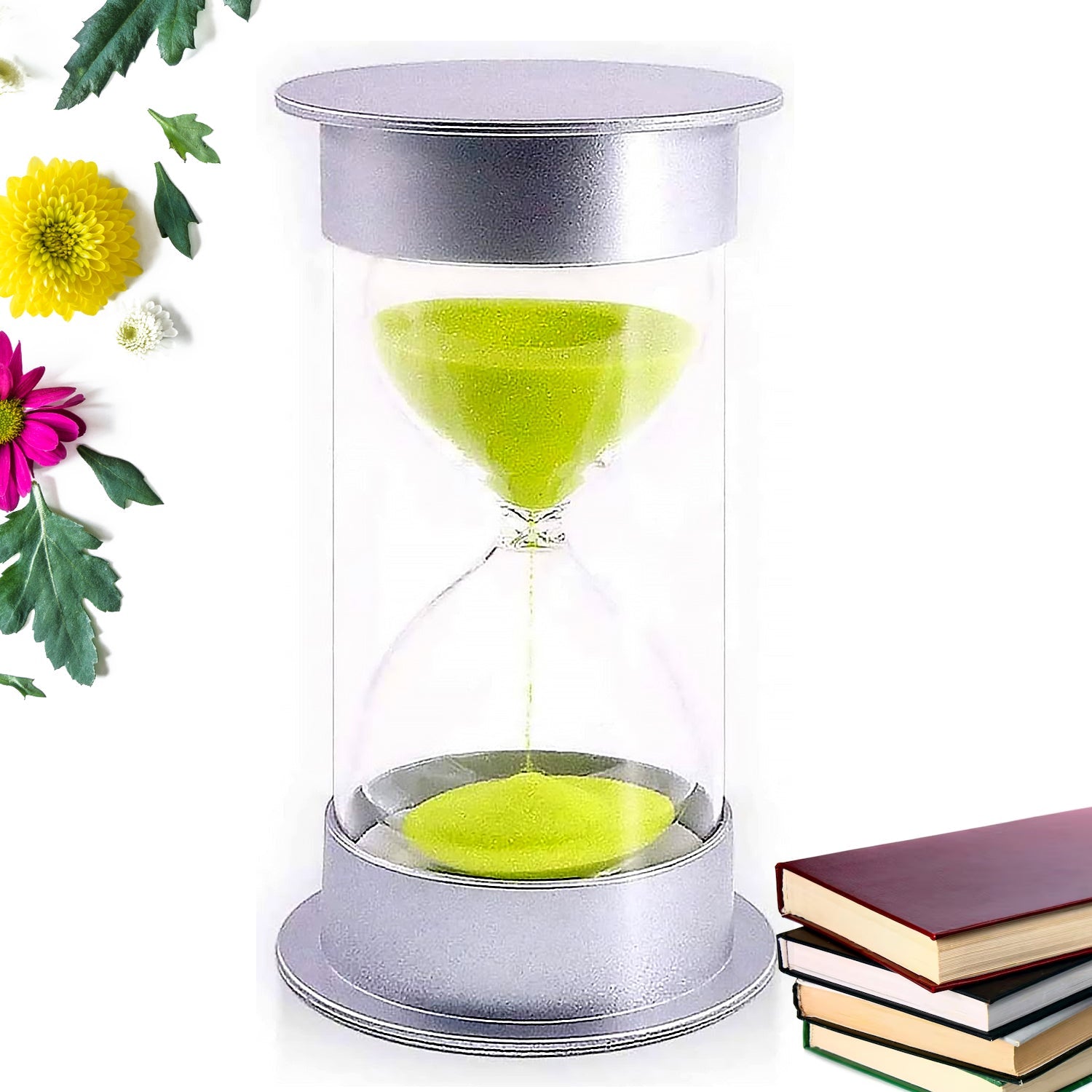 Sand Timer, Hourglass Timer 45 Minutes Sand Timer For Kids Teachers Games Classroom (45 Min-Green) Time Management Tool (Color : Green, Time : 45 Min) - jugaad.shop