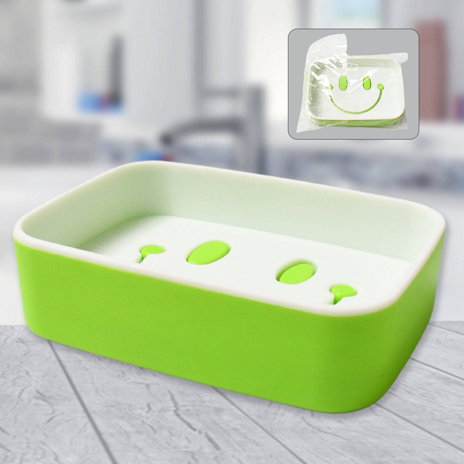 Portable Travel Home Box Cute Cartoons Smile Face Container Draining Holder Soap Dish - jugaad.shop