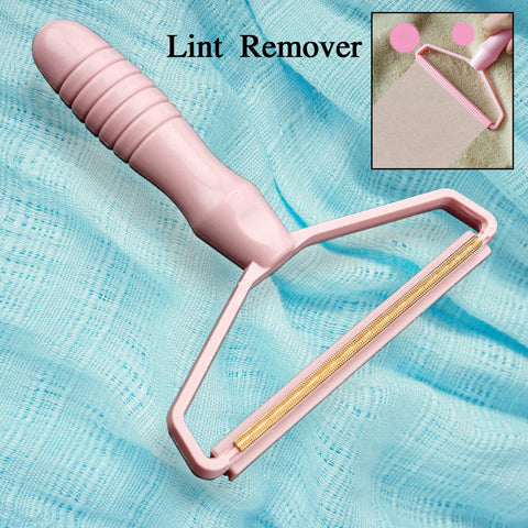 2in1 Portable Lint Remover for Home Use | Use for Removing Lint Dust in Furniture and Wool Clothes Sweater Carpet | Woolen Fabrics Brush Sticky Lint Roller with Long Handle (1 Pc) - jugaad.shop