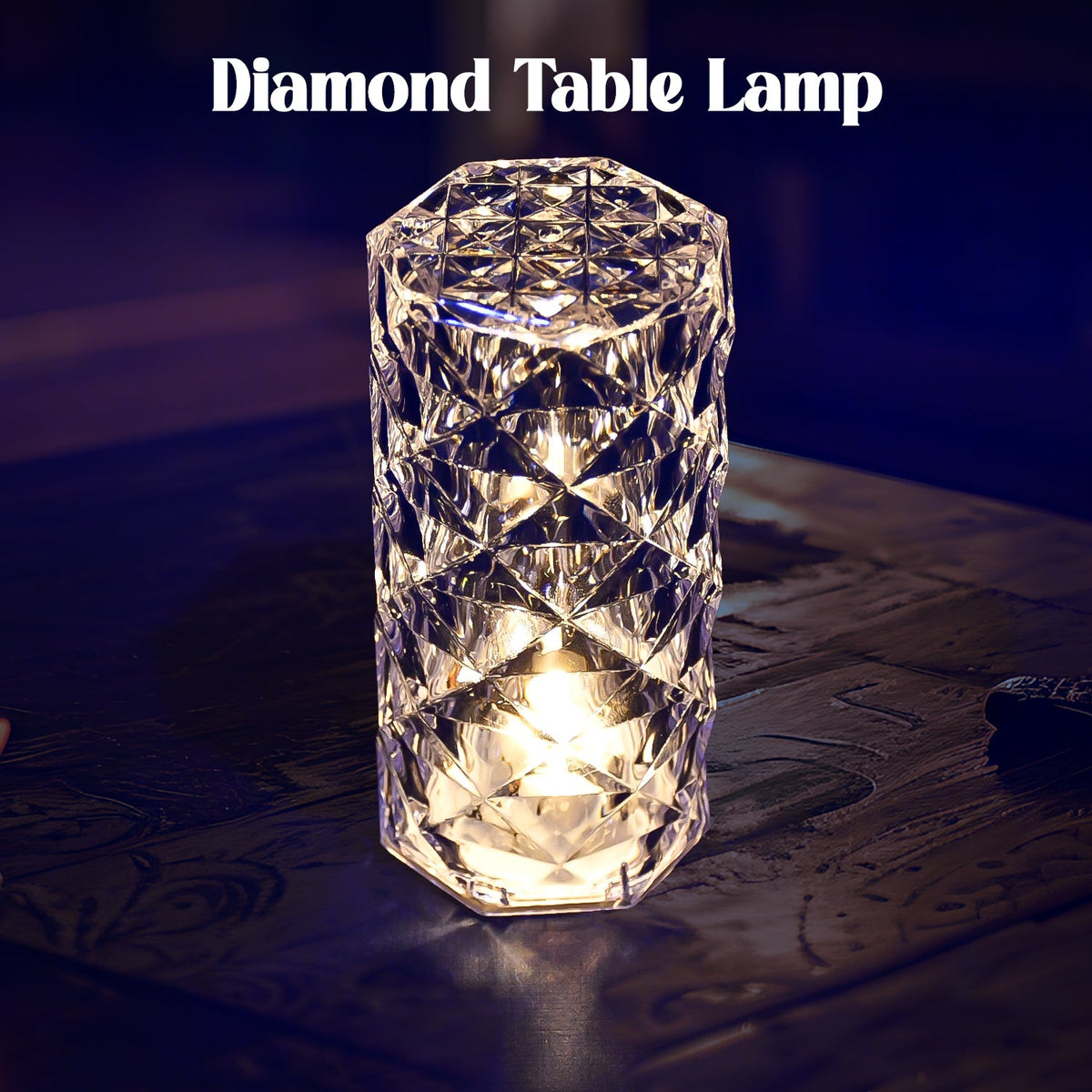 Diamond table lamp Candles for Home Decoration, Crystal Candle Lights - jugaad.shop