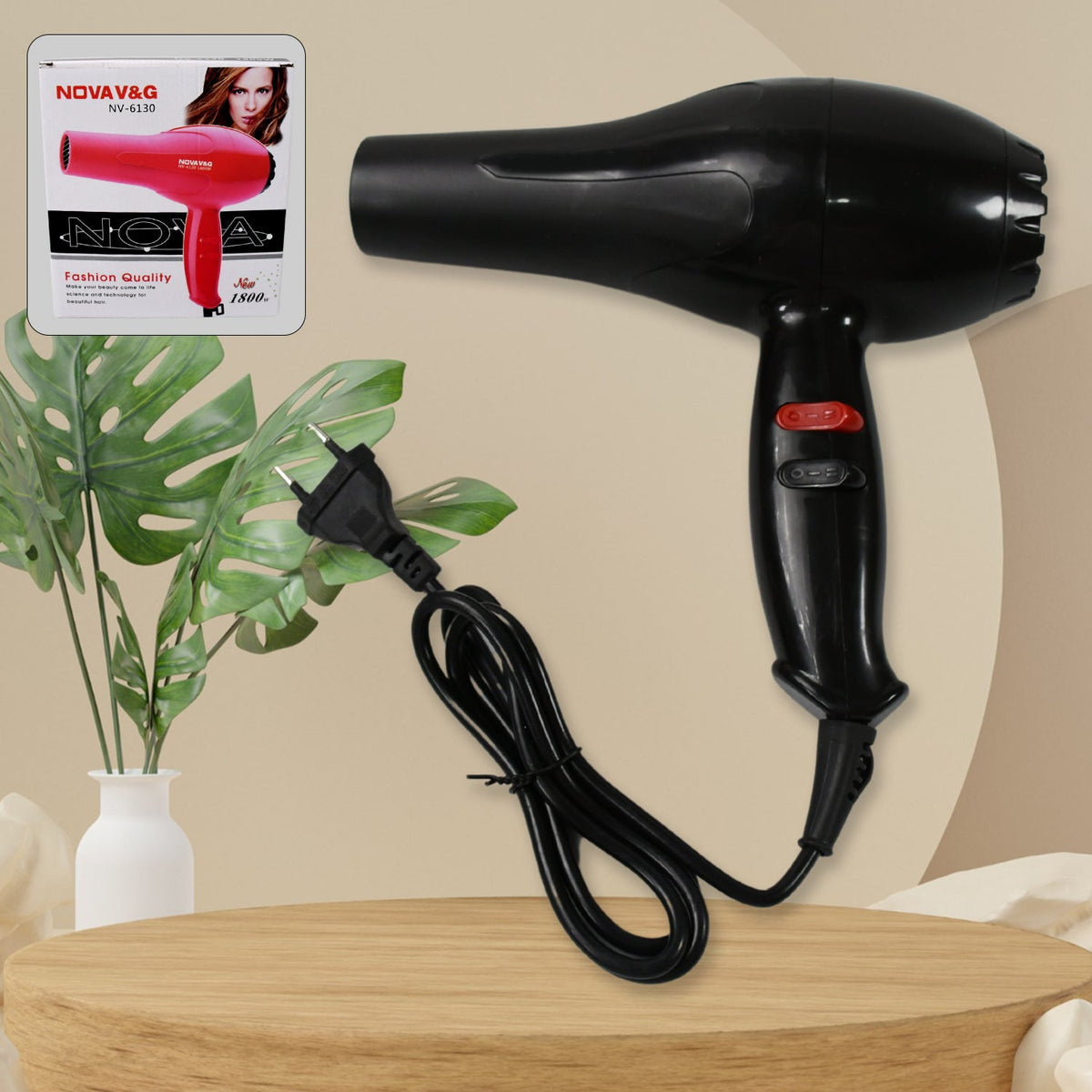 Professional Multi Purpose Hair Dryer Salon, Hair Dryer 2 Speed Settings For Women And Men (1800 Watts) - jugaad.shop