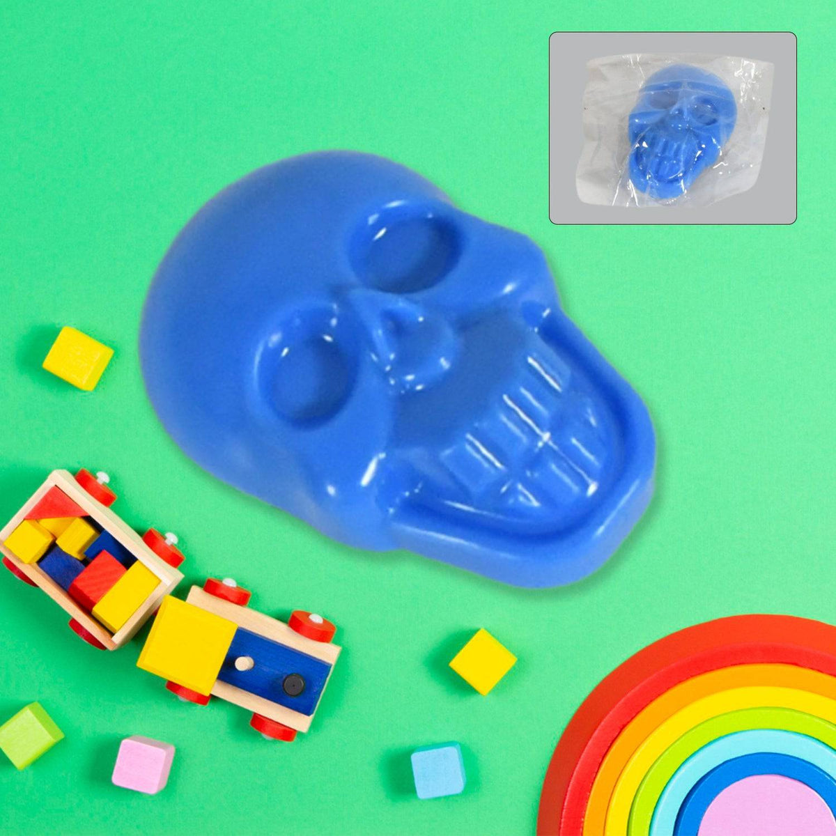 Pull Back Skull Toy, Small DIY Pull Back Skull Toy For Kids - jugaad.shop