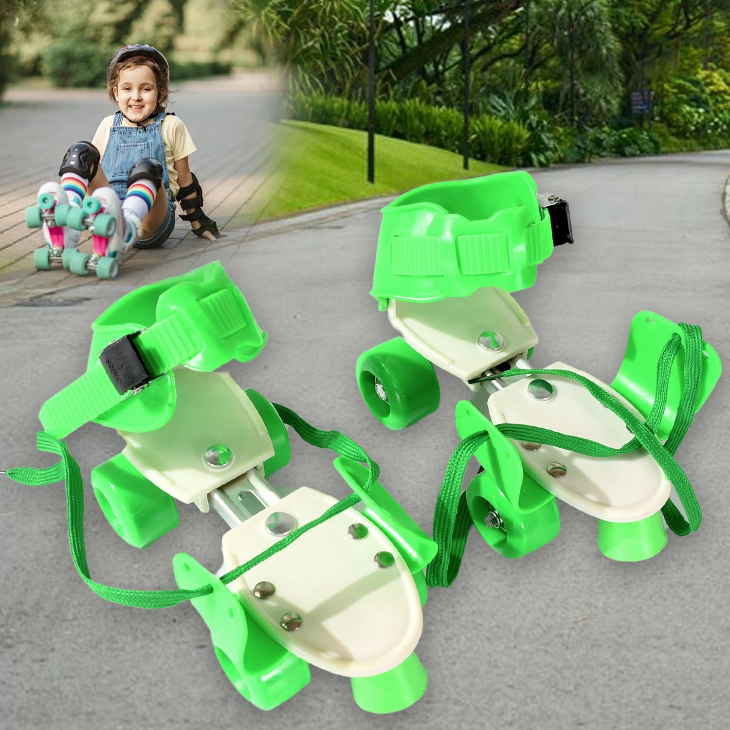 Roller Skates for Kids, Very Adjustable & Comfortable to Use / Roller Skate, Skating / (Pair of 1)  - jugaad.shop