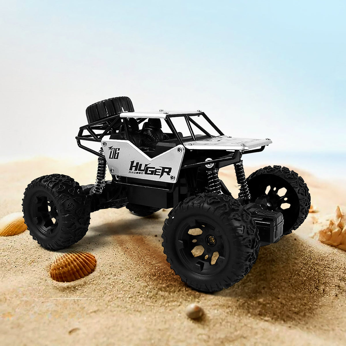 1:18 Scale Rock Crawler Monster RC Truck All Terrain Stunt Racing Car Rechargeable Indoor Outdoor Toy Car - jugaad.shop