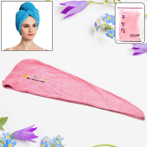 Microfiber Hair Wrap Towel Cap