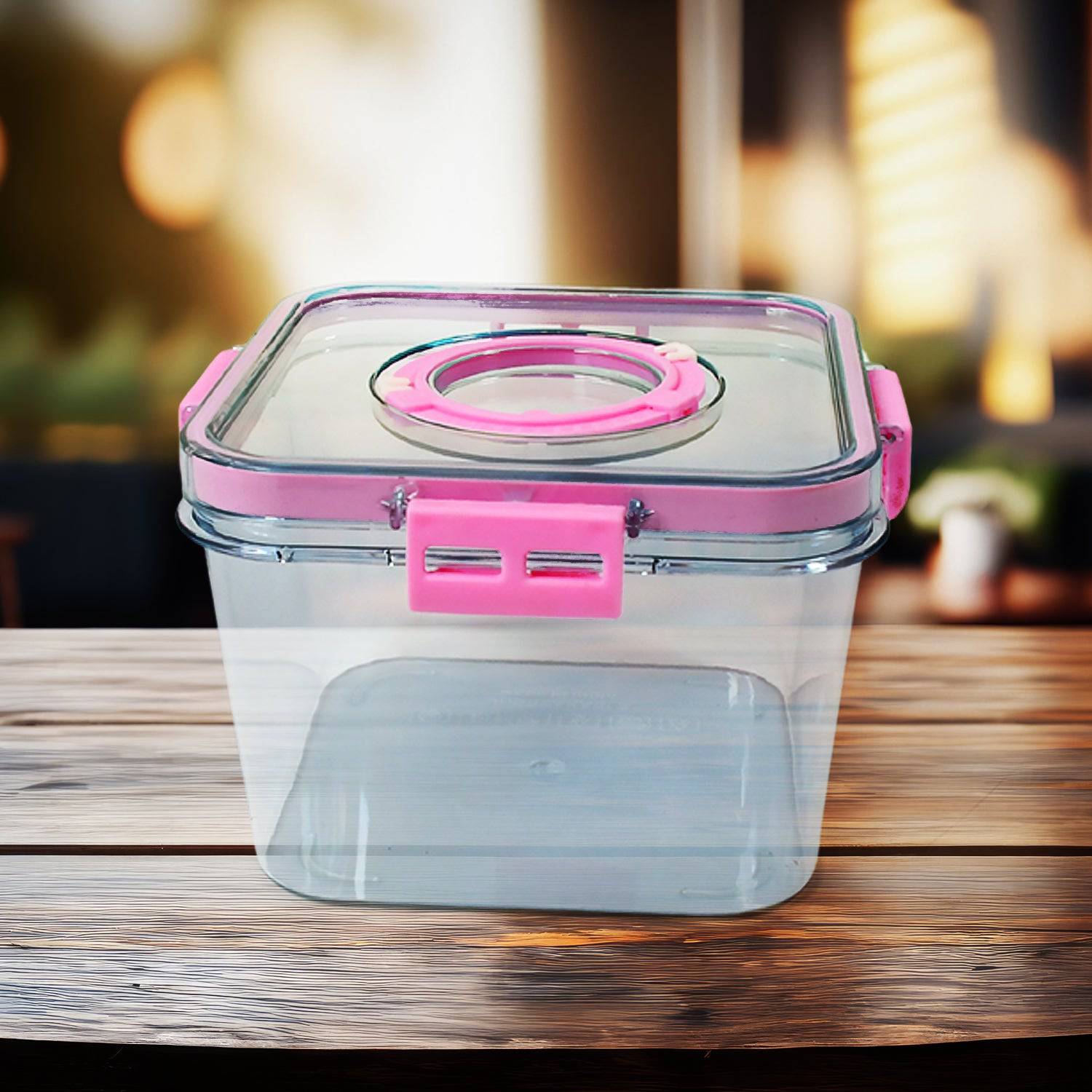 High Quality Plastic Food Storage Container Clear Washable Refrigerator Food Box Food Container Fruit Box Container with Lid (1400 ML) - jugaad.shop