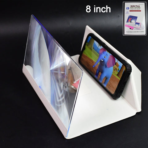 3D HD Mobile Phone Screen Magnifier Amplifier (1 Pc / 8 Inch)-jugaad.shop