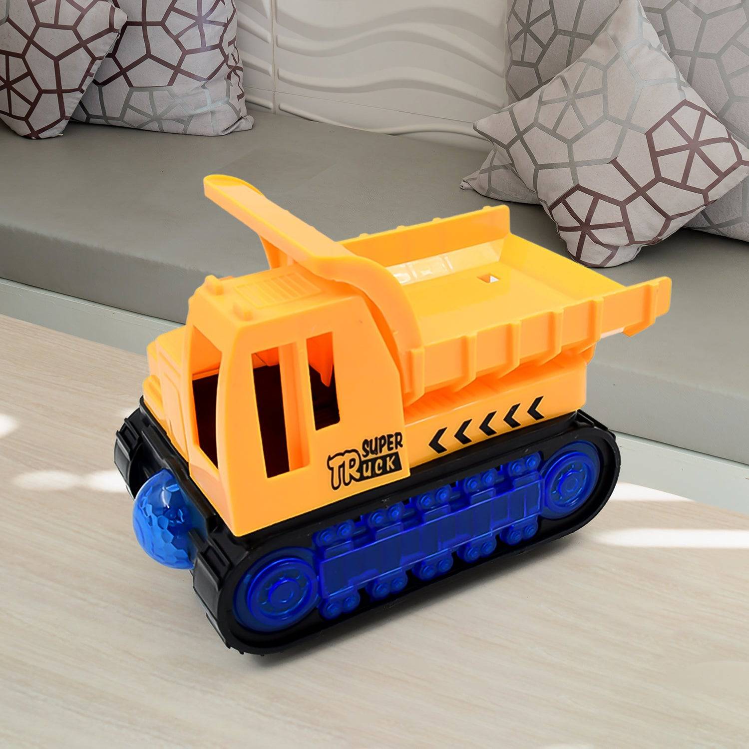 Engineering Vehicle Toys for Kids - Self-Driving Super Dump Truck Toy | Self-Driving Trucks, Engineering truck Electric Vehicle Toys boys birthday gift toys (1 Pc) - jugaad.shop