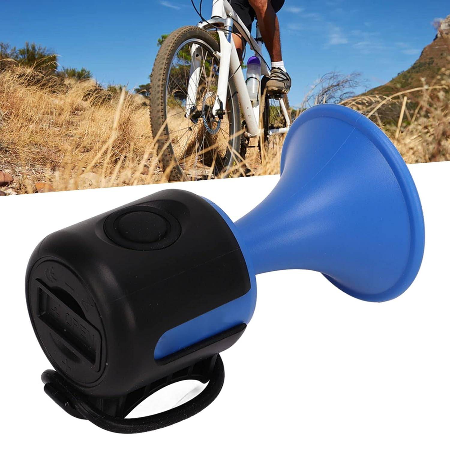 Bicycle Air Horn Loud - 120dB 1 Sound Mode Electronic Bicycle Bell,Super Electric Horn with Long Standby Button Battery Operated/IPX4 Waterproof Loud Bell for Adults - jugaad.shop