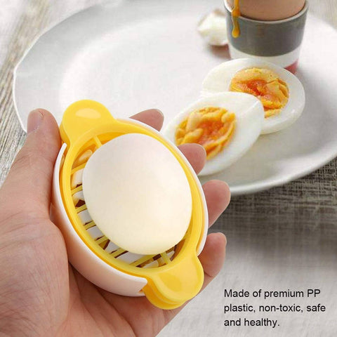 Egg Slicer, 3 in 1 Boiled Egg Slicer, Egg Slicer, Preserved Egg Slicer, Home Restaurant Kitchen Tool (1 Pc) - jugaad.shop