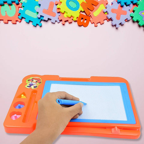 Magnetic Slate Sketch Pad / Board for Kids (1 Pc / 27 × 19 Cm) - jugaad.shop