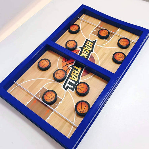 Fast Sling Basketball Puck Game Paced Table Desktop Battle Ice Hockey Game for Adults and Kids Parent-Child Winner Board Games Interactive Toy, Desktop Table Game - jugaad.shop