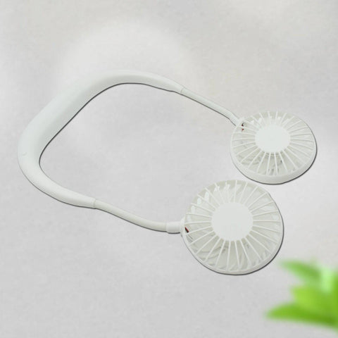 USB Rechargeable Wearable Neckband Fan - jugaad.shop