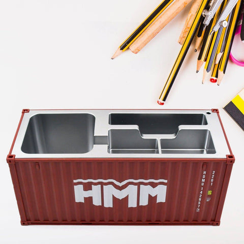 Shipping Container Pen Holder Shipping Container Model Pen Name Cardholder Simulated Container Model For Business Gift - jugaad.shop