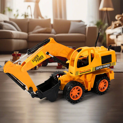 Plastic JCB Construction Toy Remote Control JCB Toys for Kids Boys, Super Power Remote Control JCB Truck Construction Toy (1 Set) - jugaad.shop