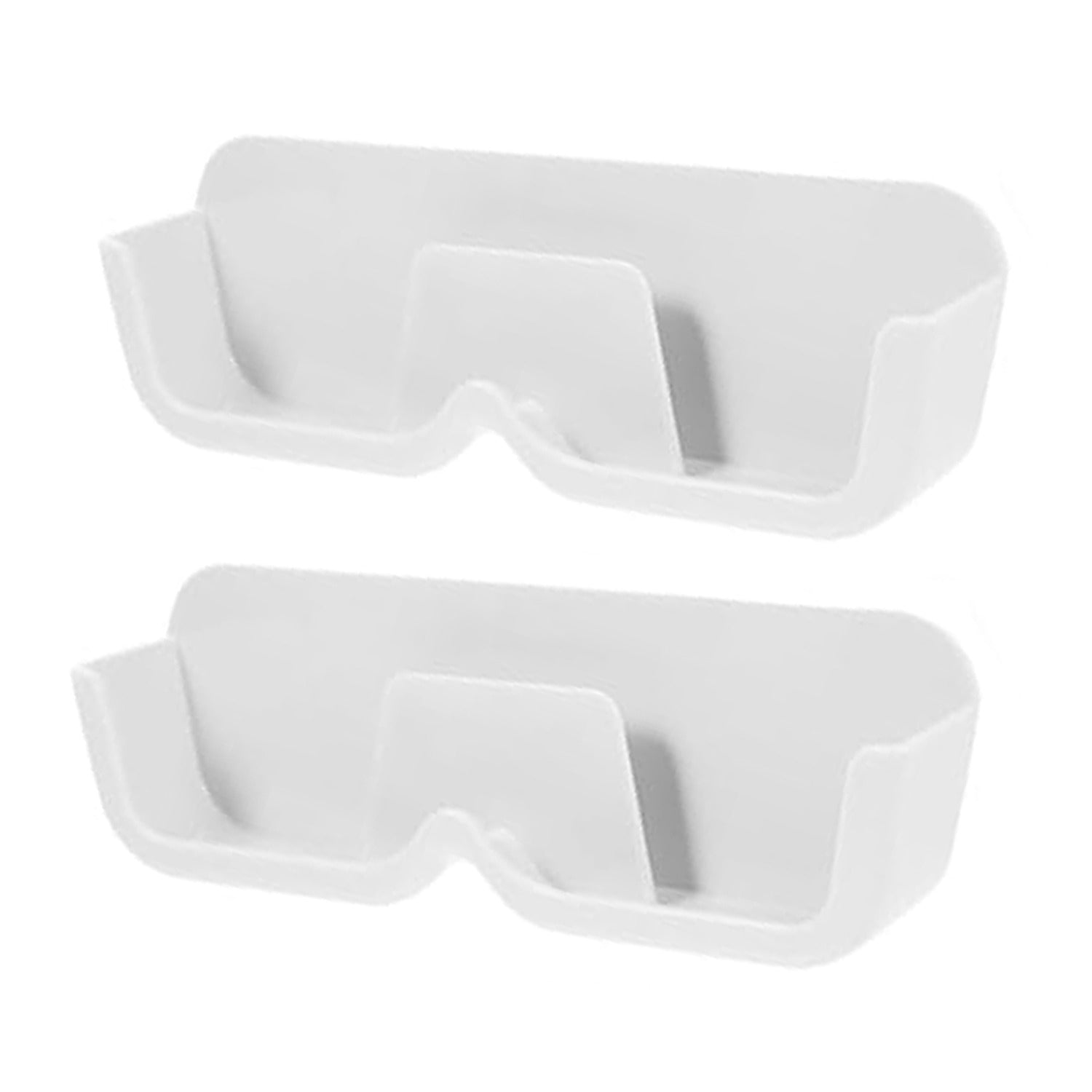 Wall Mount Sunglass Organizer Simple Space Saving Glasses Storage Box Eyewear Stand Holder for Showcase Bedroom Apartment With 2 pc Double Sided Adhesive Sticker (2 Pcs Set) - jugaad.shop