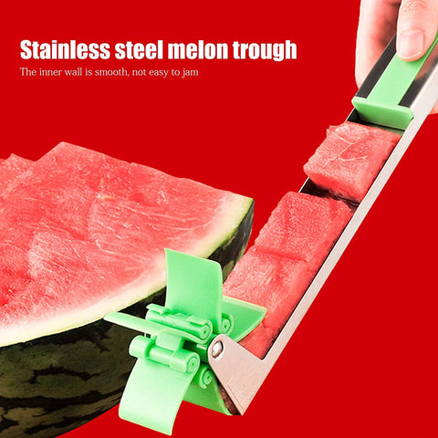 Stainless Steel Washable Watermelon Cutter Windmill Slicer Cutter Peeler for Home / Smart Kitchen Tool Easy to Use - jugaad.shop