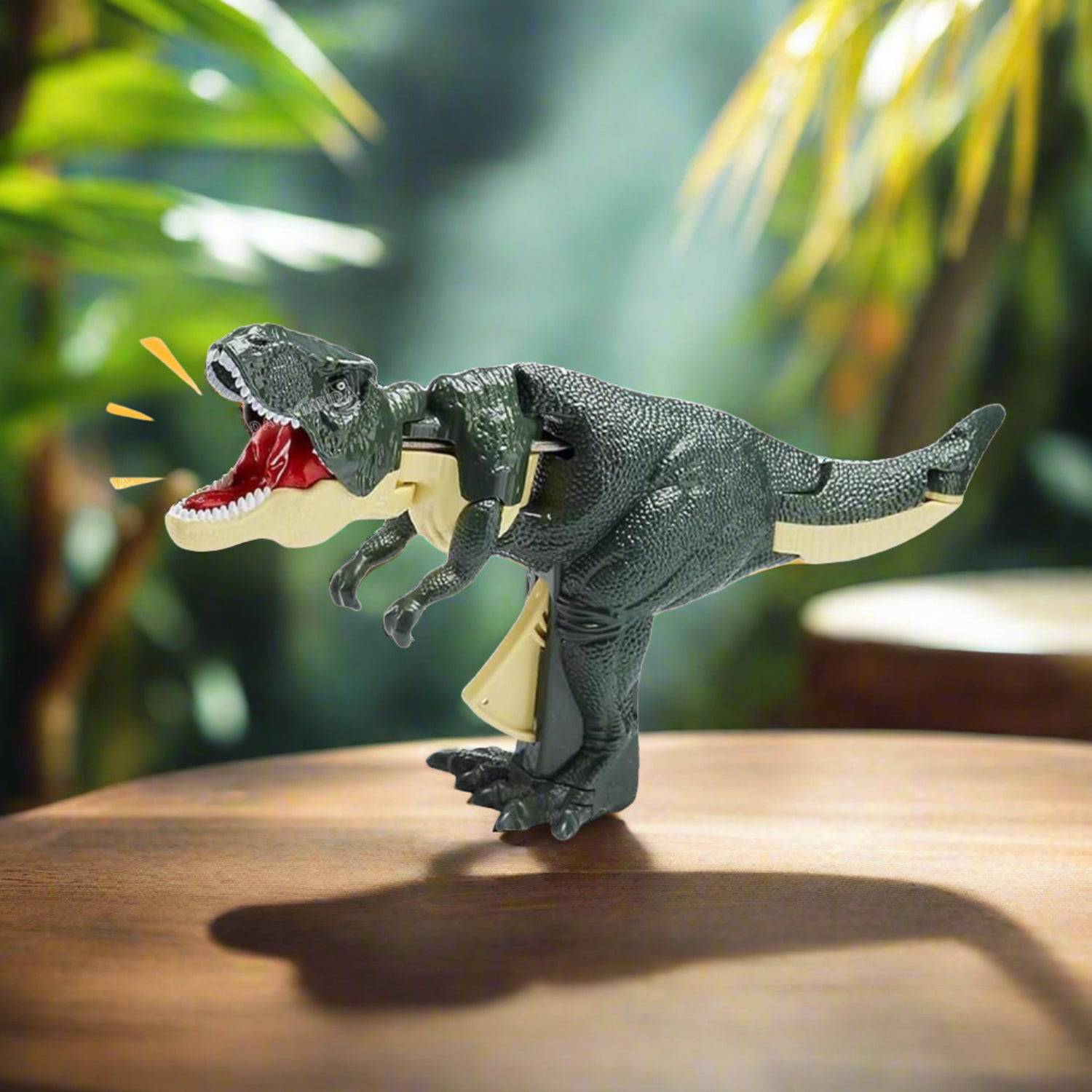 Dinosaur Roaring Toys Trigger, Dinosaurs Toys with Dinosaur Sound Lighting Model Vibrating Head Moving (3 + Years / 1 Pc) - jugaad.shop