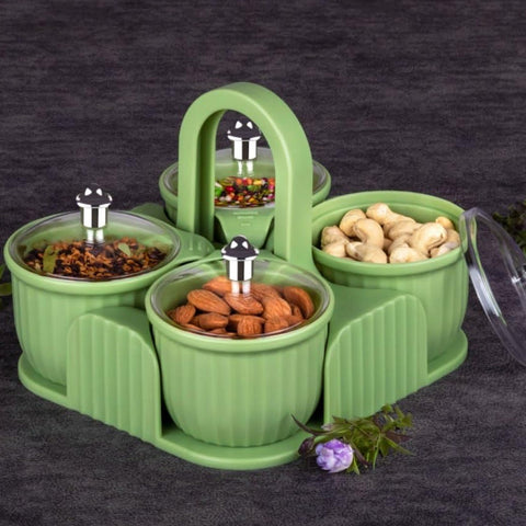 Multipurpose Plastic Storage Container Set: Kitchen Jars, Spices, Cookies - jugaad.shop