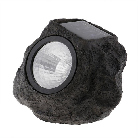 Solar Powered LED Rock Light Solar Powered LED Spotlight Faux Stone for Pathway Landscape Garden Outdoor Patio Yard (1 Pc) - jugaad.shop