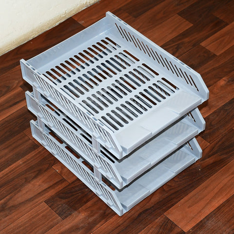 Multifunctional File Rack with Drawers: Desktop Storage for Office Supplies (4/3 Layers) - jugaad.shop