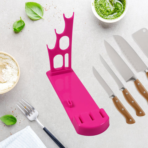 Plastic Kitchen Knife Stand Best Kitchen Knife Stand Multifunction Knife Holder - jugaad.shop