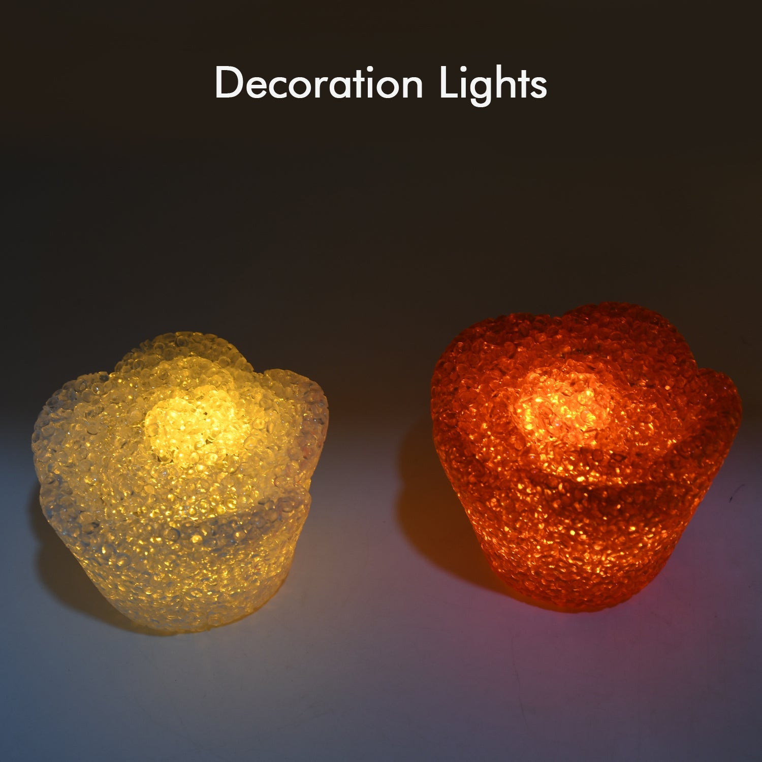 MULTI SHAPE SMALL LIGHT LAMPS LED SHAPE CRYSTAL NIGHT LIGHT LAMP (6 PC SET) - jugaad.shop