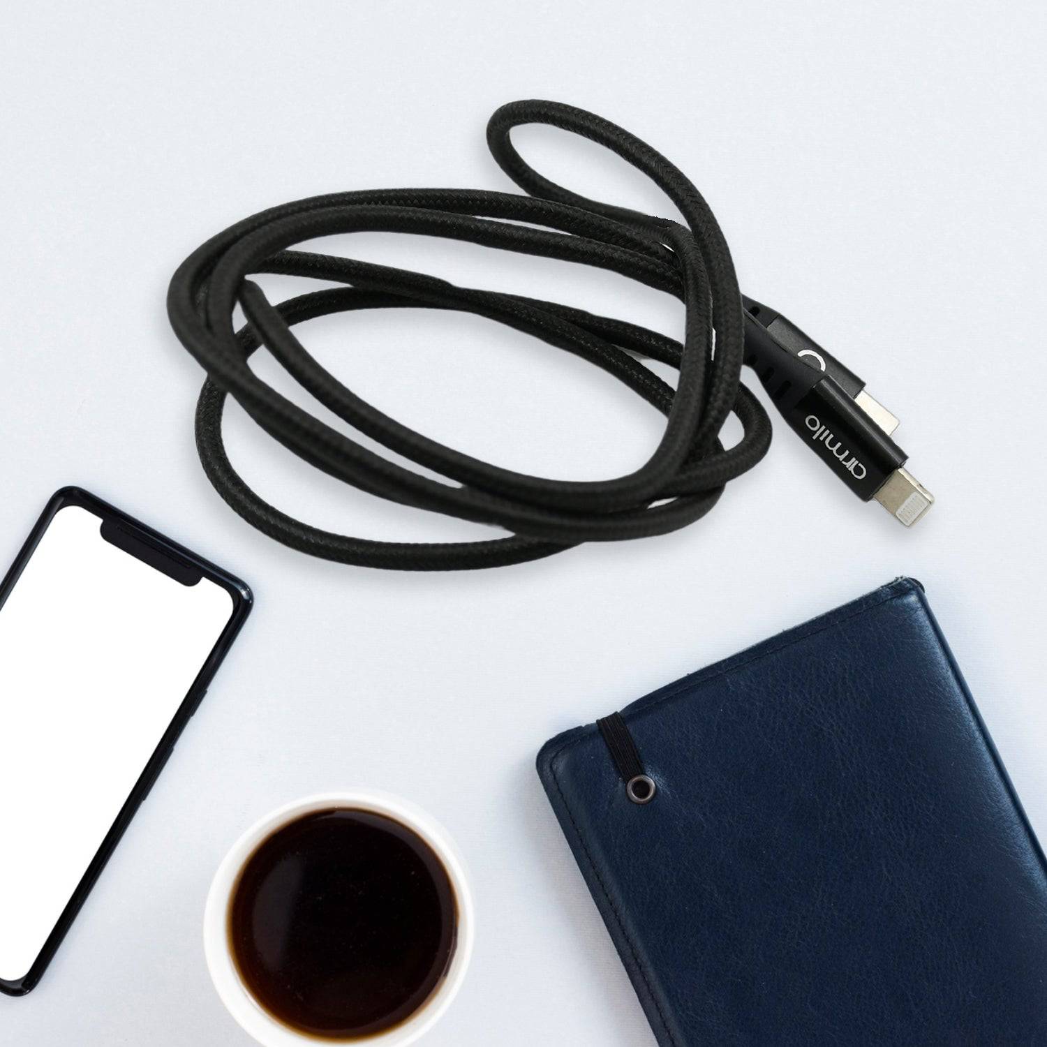 2 in 1 USB-C Lightning Cable, iPhone Charging Cable, Fast Charging, Data Transfer, Heavy Duty, Type C Lightning Cable, PD Compatible, Type C Lightning Cable - jugaad.shop