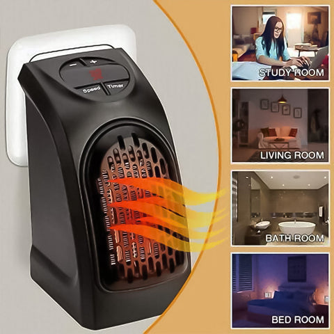 Electric Mini Handy Heater Plug-In Wall (400w) - jugaad.shop