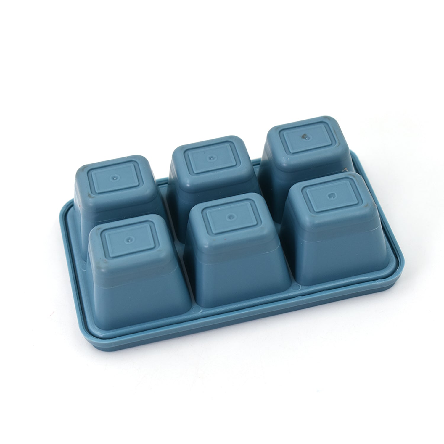 6 Grid Silicone Ice Tray used in all kinds of places like household kitchens for making ice from water and various things and all. - jugaad.shop