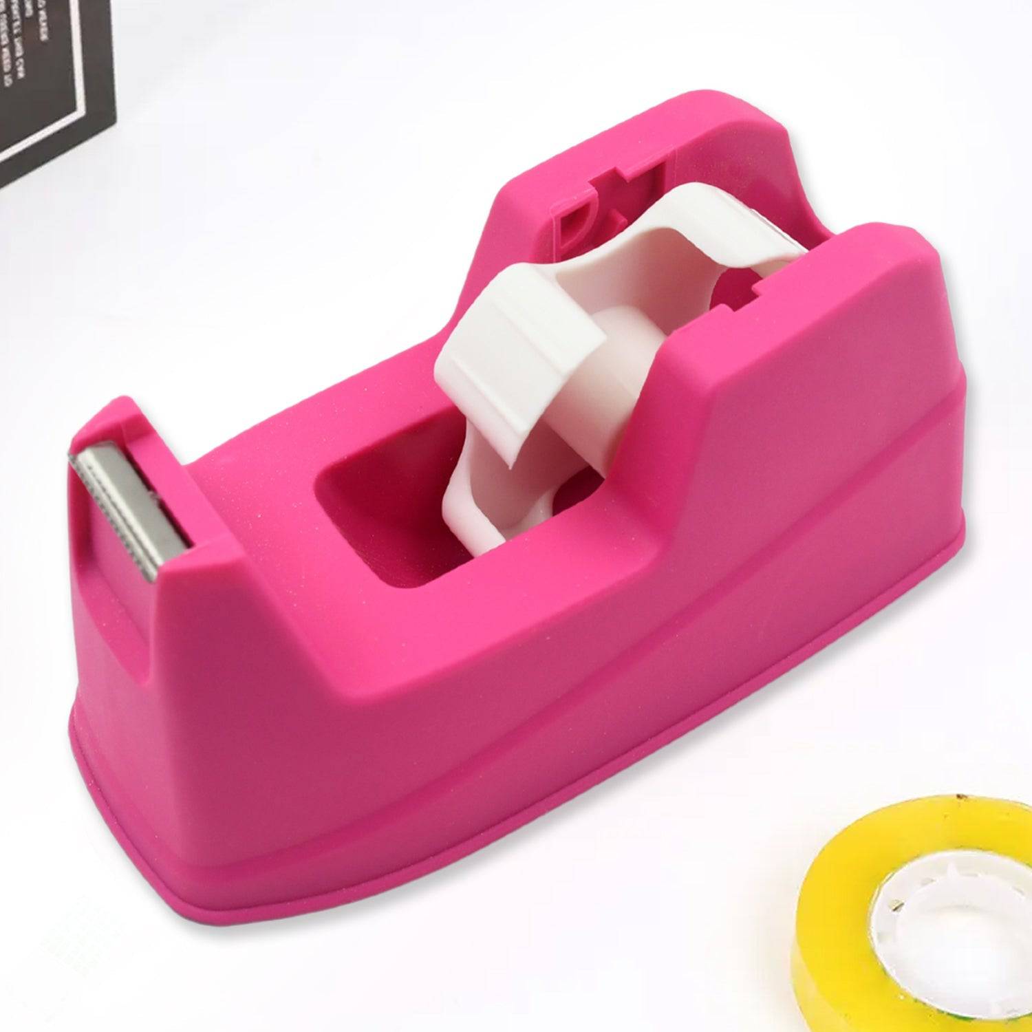 Plastic Tape Dispenser Cutter for Home Office use, Tape Dispenser for Stationary, Tape Cutter Packaging Tape (1 pc / 631 Gm) - jugaad.shop