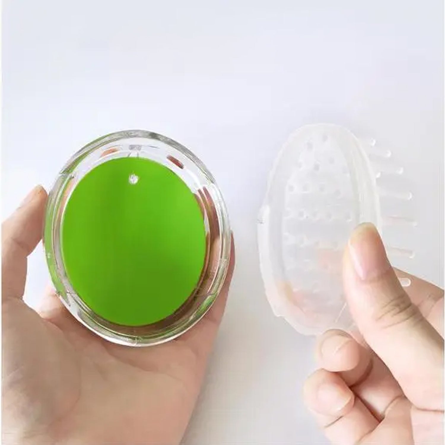 Silicone massager close-up