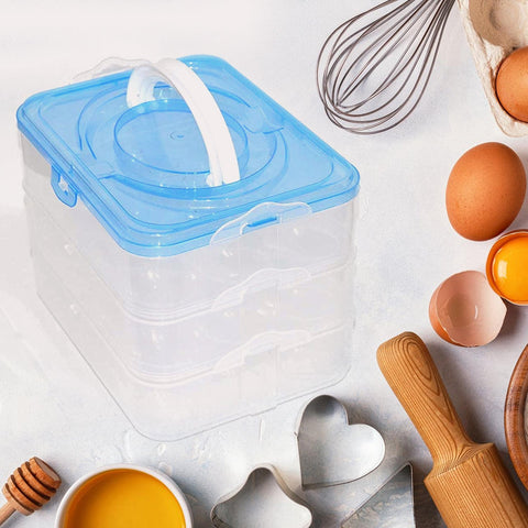 3-Layer Plastic Refrigerator Egg Storage Box (36 Grid) - jugaad.shop