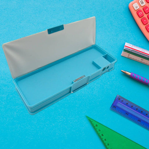 Cartoon Multi-functional Geometry Box with Calculator & Double Sharpener - jugaad.shop