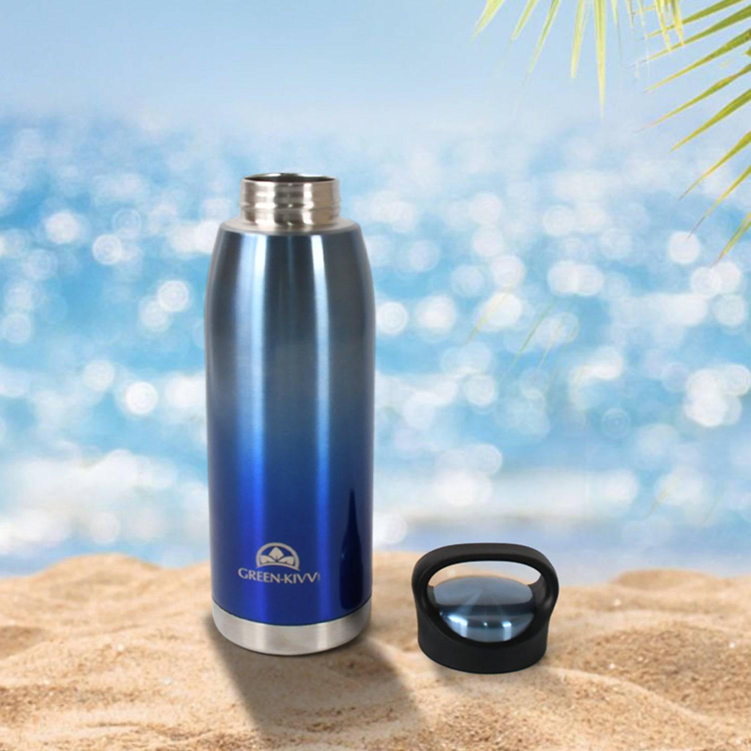 Vacuum Stainless Steel Double Wall Water Bottle, Fridge Water Bottle, Stainless Steel Water Bottle Leak Proof, Rust Proof, Cold & Hot Thermos steel Bottle| Leak Proof | Office Bottle | Gym | Home | Kitchen | Hiking | Trekking | Travel Bottle - jugaad.shop