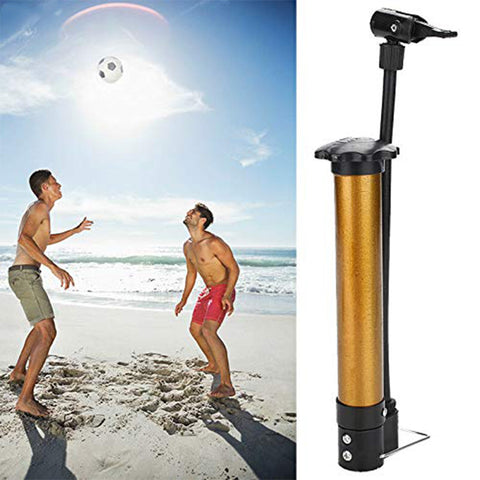 Mini Hand Air Ball Pump With 1 Pin, Metal Portable High Pressure Air Pump Mini Basketball Inflator for Balls, Basketball, Soccer, Volleyball, Football, Inflatable, and More (1 Pc) - jugaad.shop