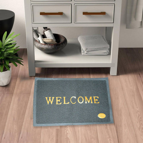 Welcome Door Mat for Home Entrance Outdoor Mat Anti Slip Heavy Duty and Waterproof | Easy to Clean for Entry For Bedroom, Living Room (23x15 Inch) - jugaad.shop