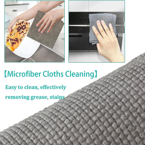 Durable Kitchen Scrub Cloth, Microfiber Cleaning Cloth Roll, Kitchen Wear-Resistant Cloth 20×22cm, Multipurpose Cleaning Cloths for Kitchen (1pc) - jugaad.shop