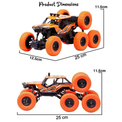 Rock Climber Car, 8 Wheels Climbing Car (1 Pc / Remote Battery Not Included) - jugaad.shop