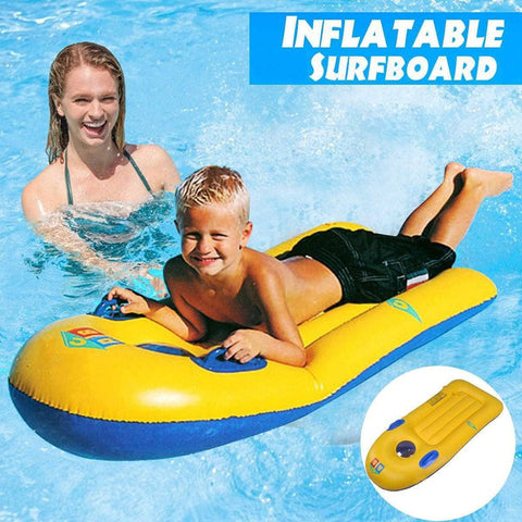 Inflatable Surfboard for Kids, Inflatable Bodyboard for Children with Handles, Portable Surfboard for Children, Outdoor Pool, Beach Floating Mat Pad Water Fun - jugaad.shop