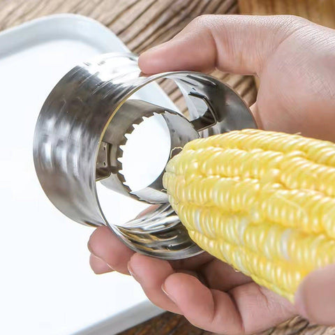 Corn Cutter Stainless Steel Stripping Kernels Remover (1 Pc) - jugaad.shop