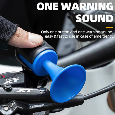 Bicycle Air Horn Loud - 120dB 1 Sound Mode Electronic Bicycle Bell,Super Electric Horn with Long Standby Button Battery Operated/IPX4 Waterproof Loud Bell for Adults - jugaad.shop