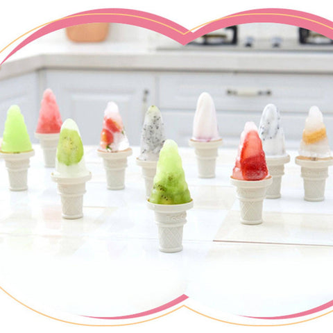 6 Pc ice candy maker Ice Cream Mold used for making ice-creams in all kinds of places including restaurants and ice-cream parlours etc. - jugaad.shop