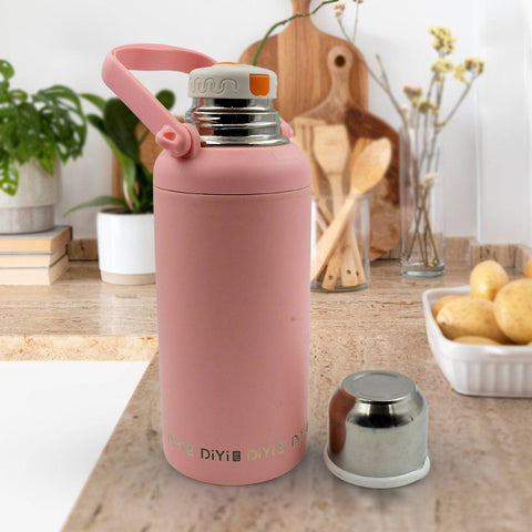 Stainless Steel tumblers 316 Stainless Steel, Vacuum Insulated Cup / Bottle, Portable Travel Kettle / Water Bottle with Handle, Outdoor Large Capacity Sports Kettle Cups / Bottle (1300 ML) - jugaad.shop