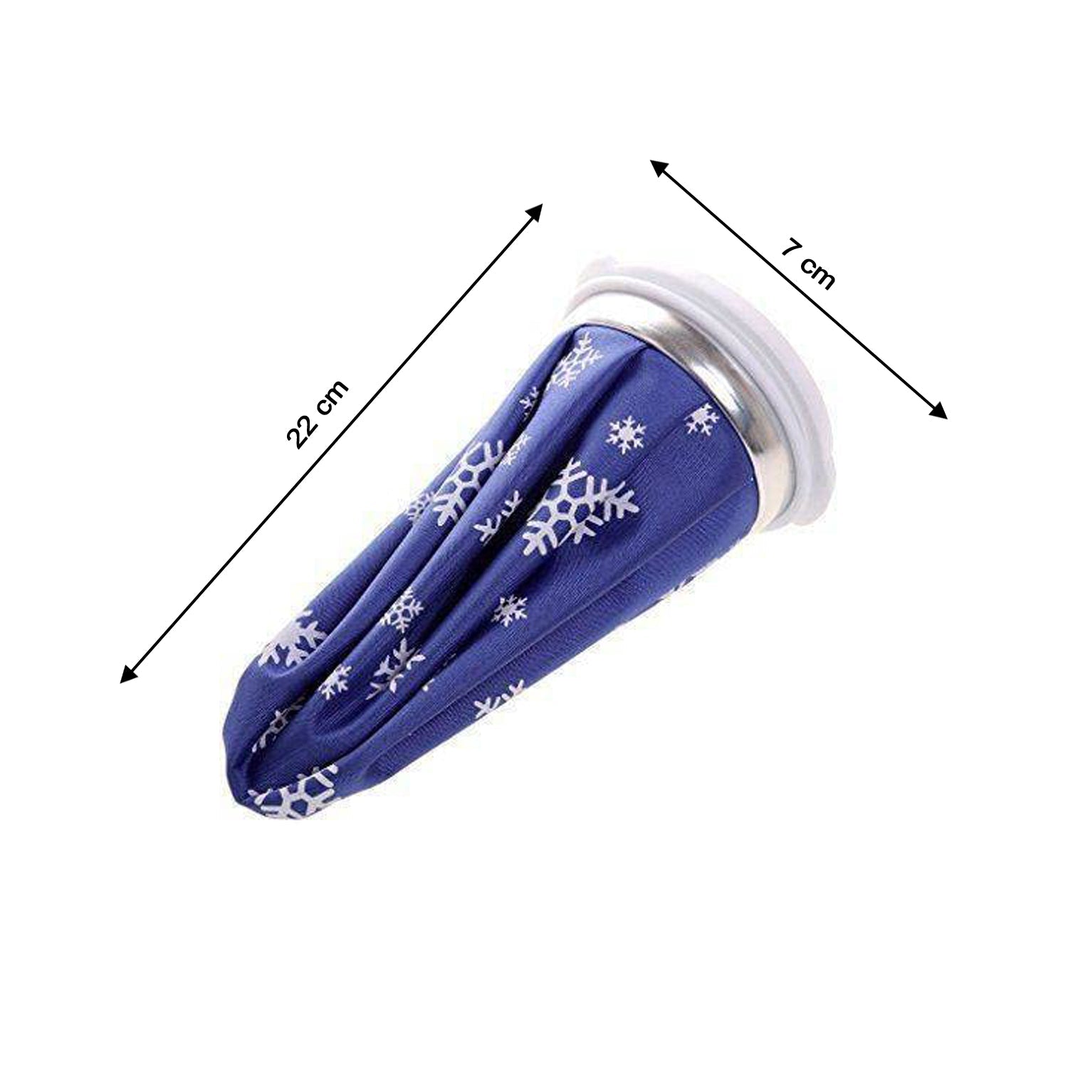 Ice bag with a functional design for relieving joint discomfort