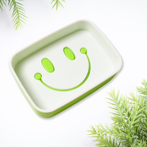 Portable Travel Home Box Cute Cartoons Smile Face Container Draining Holder Soap Dish - jugaad.shop