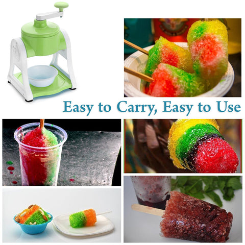 Ice Gola Maker Ice Snow Maker Machine | Ice Crusher | Indoor Outdoor Manual With Steel Blade & Antislip Grip - jugaad.shop