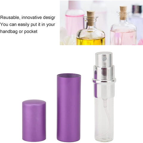 Empty Spray / Perfume Bottle Refillable Fine Mist Perfume For Sanitizer Travel Beauty Makeup Perfume filler (1 Pc) - jugaad.shop