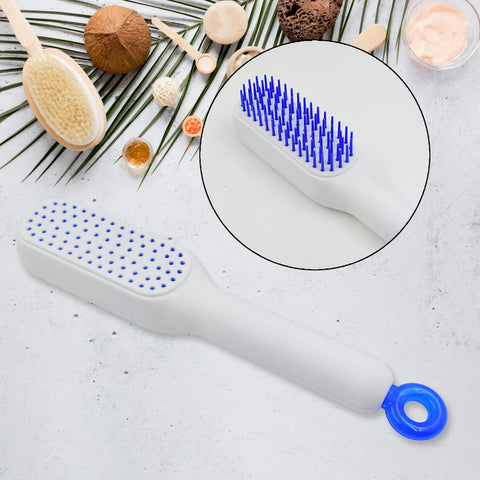 Self-Cleaning Hairbrush, Self-Cleaning Anti-Static Detangling Massage Comb, One-pull Clean Scalable Rotate Lifting Self Cleaning Hairbrush Hair Styling Tools - jugaad.shop